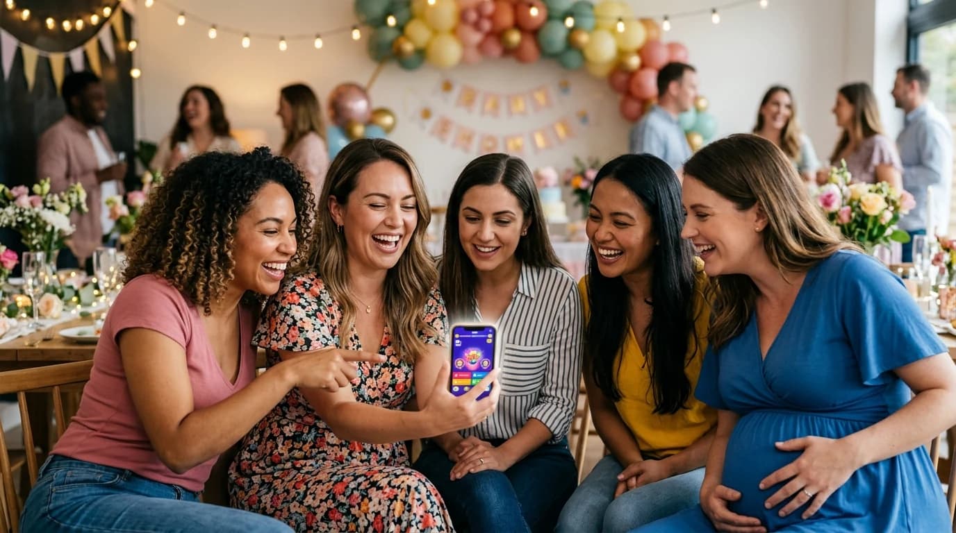 Baby Shower Games That Need No Supplies or Printing (Just a Screen)