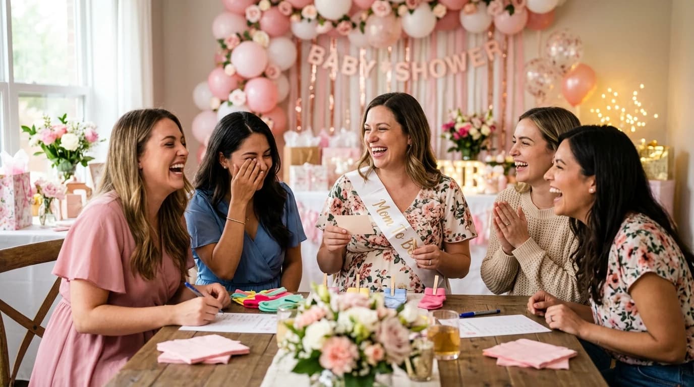 12 Funny Baby Shower Games That Make the Whole Room Laugh