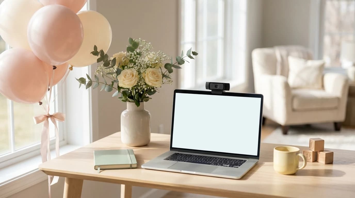 How to Host a Virtual Baby Shower (Without It Feeling Like a Zoom Meeting)