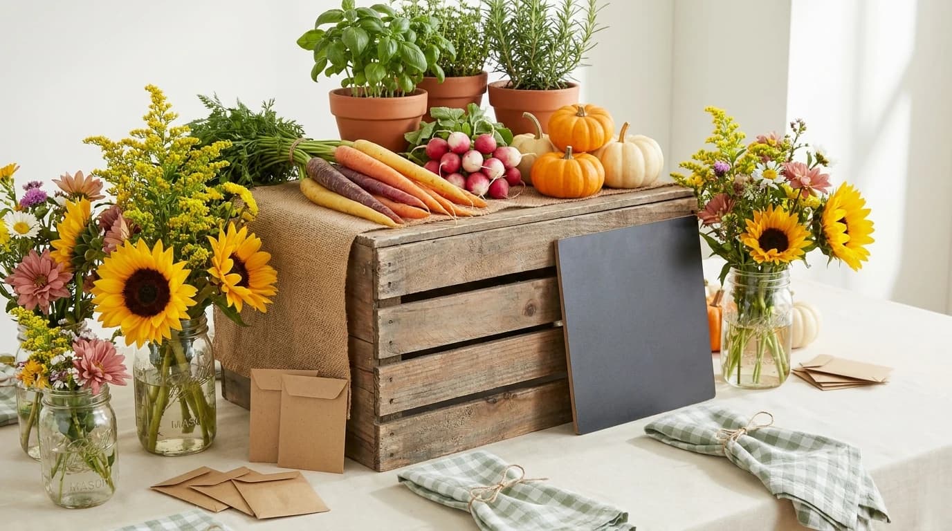 The 'Locally Grown' Baby Shower Theme (On a Real Budget)